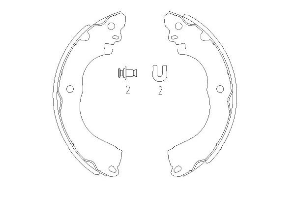 Remschoen set Kavo Parts KBS-7416