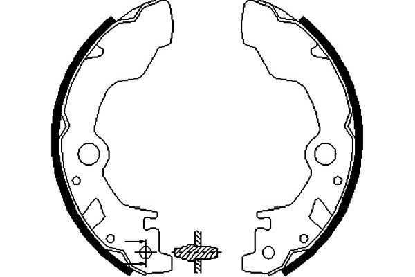 Remschoen set Kavo Parts KBS-8405