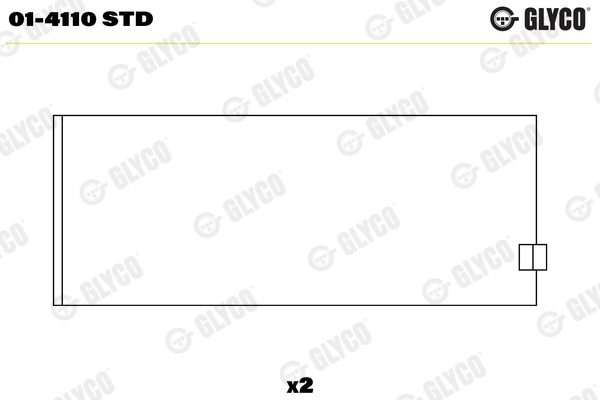 Drijfstanglager Glyco 01-4110 STD