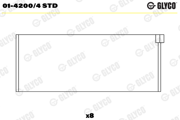 Drijfstanglager Glyco 01-4200/4 STD