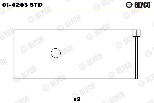 Drijfstanglager Glyco 01-4203 STD