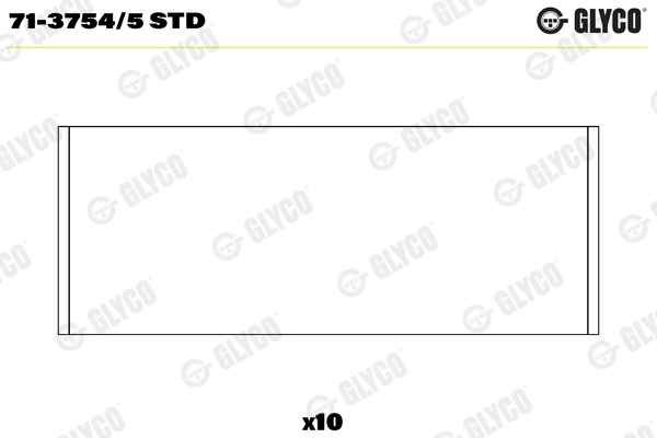 Drijfstanglager Glyco 71-3754/5 STD