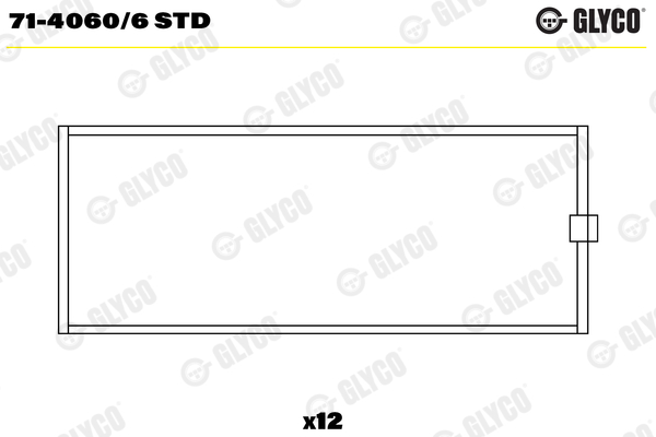 Drijfstanglager Glyco 71-4060/6 STD