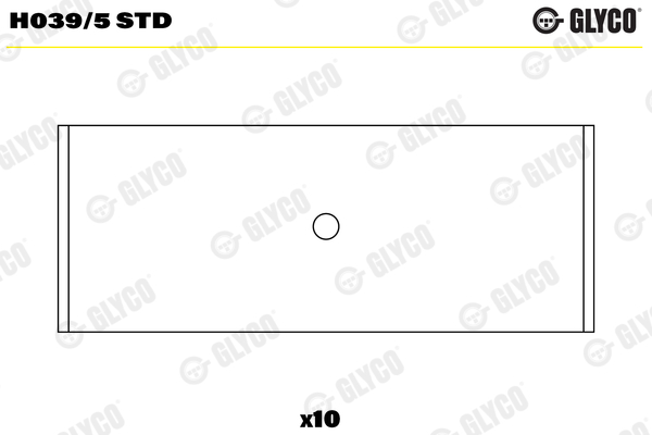 Hoofdlager Glyco H039/5 STD