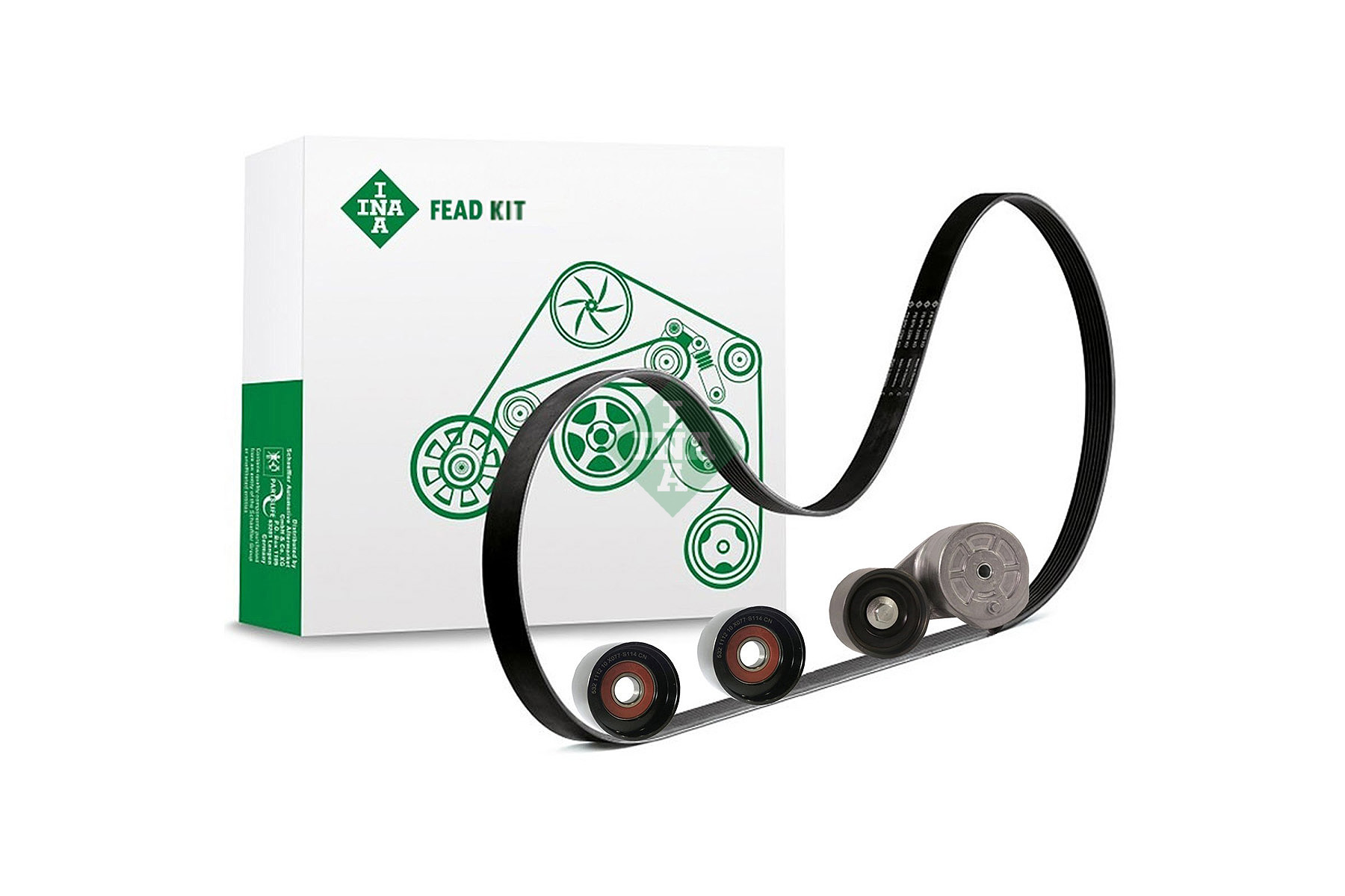 Poly V-riem set INA 529 4208 10