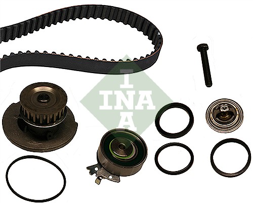 Distributieriem kit inclusief waterpomp INA 530 0004 31