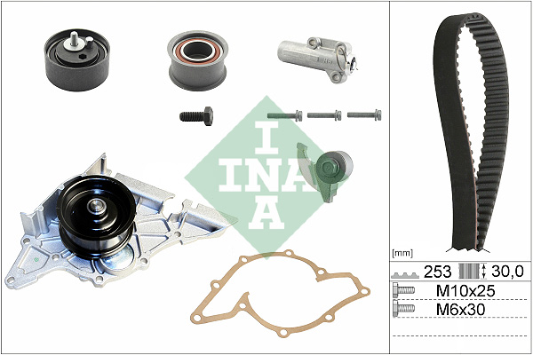 Distributieriem kit inclusief waterpomp INA 530 0179 33