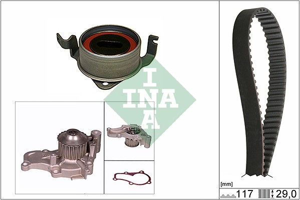 Distributieriem kit inclusief waterpomp INA 530 0308 30