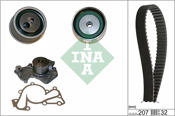 Distributieriem kit inclusief waterpomp INA 530 0430 30