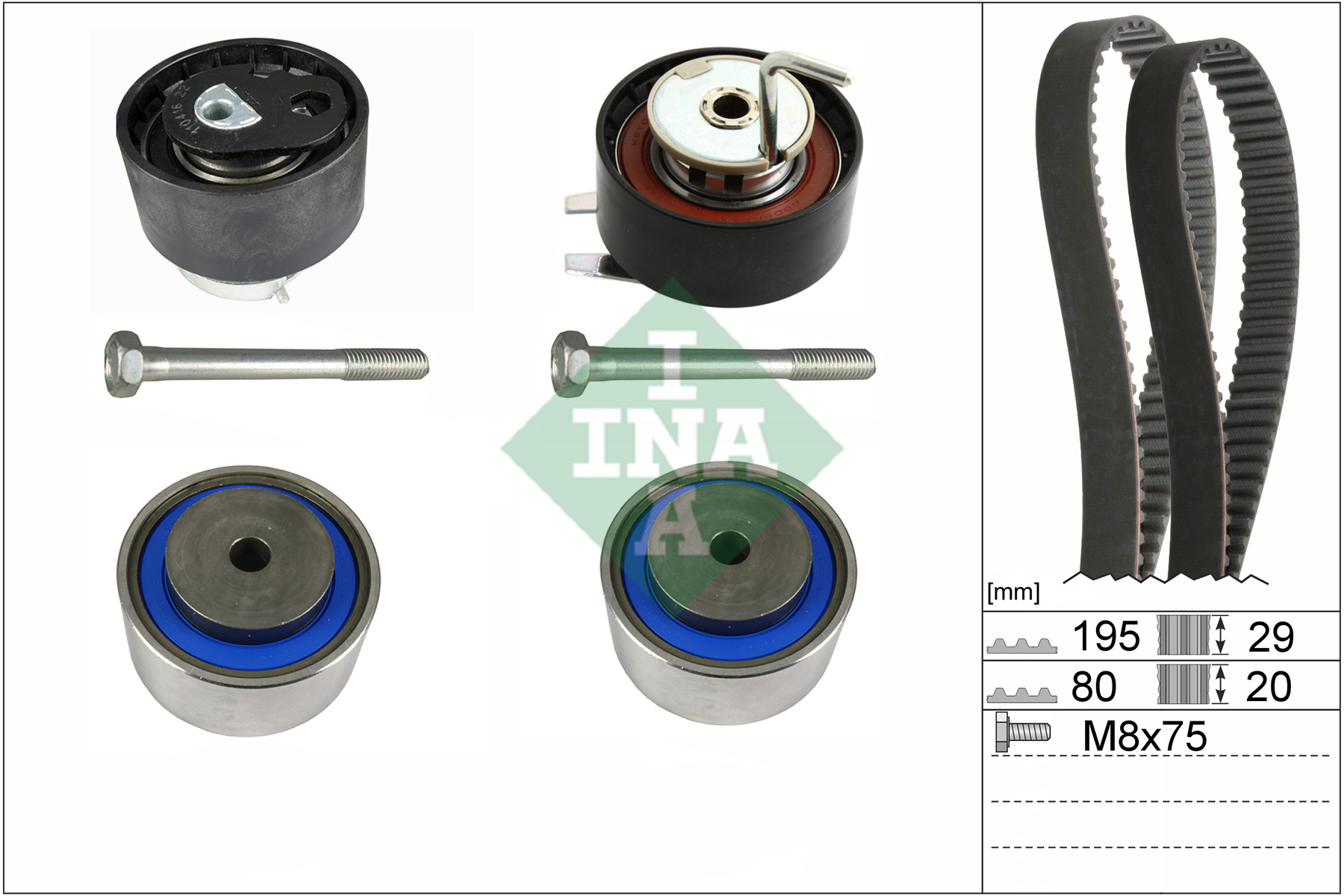 INA Distributieriem kit 530 0766 10
