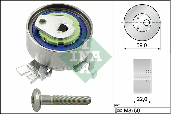 Spanrol distributieriem INA 531 0518 30