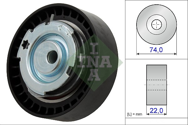 Spanrol distributieriem INA 531 0876 10