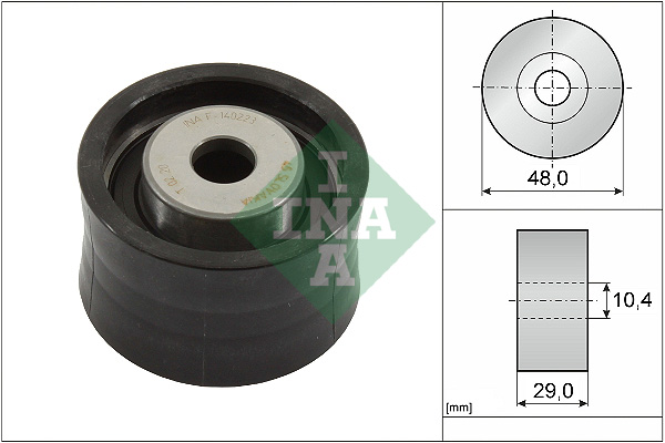 Geleiderol distributieriem INA 532 0093 10