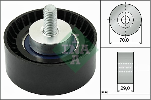 Geleiderol (poly) V-riem INA 532 0298 10