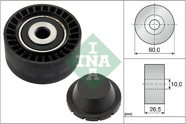 Geleiderol (poly) V-riem INA 532 0331 10