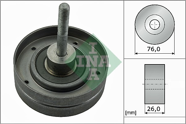 Geleiderol (poly) V-riem INA 532 0351 30