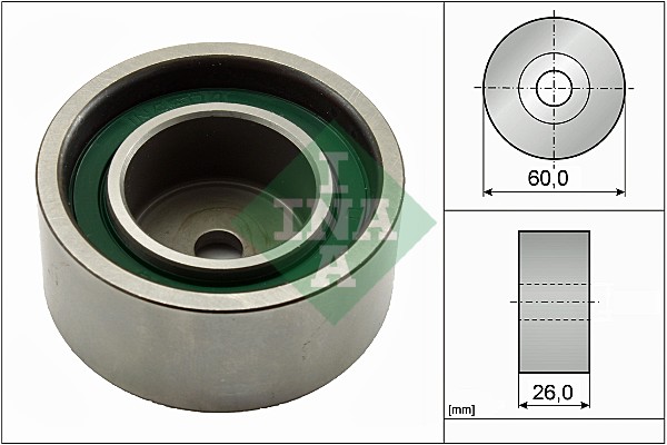 Geleiderol (poly) V-riem INA 532 0367 20