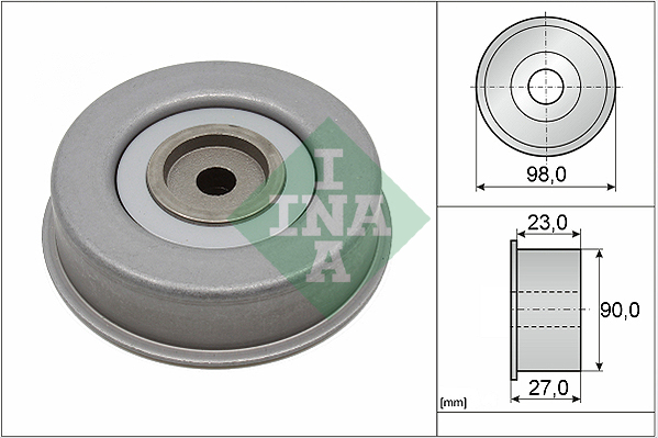 Geleiderol (poly) V-riem INA 532 0381 20