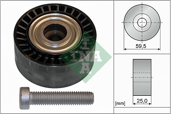 Geleiderol (poly) V-riem INA 532 0433 10