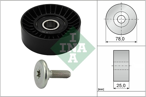 Geleiderol (poly) V-riem INA 532 0439 10