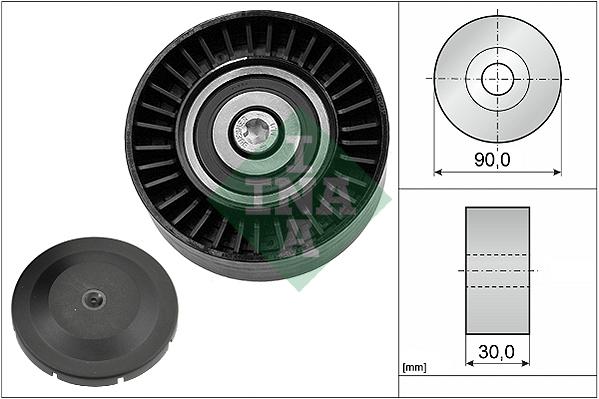 Geleiderol (poly) V-riem INA 532 0514 10