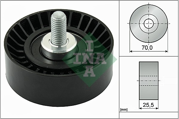 Geleiderol (poly) V-riem INA 532 0545 10