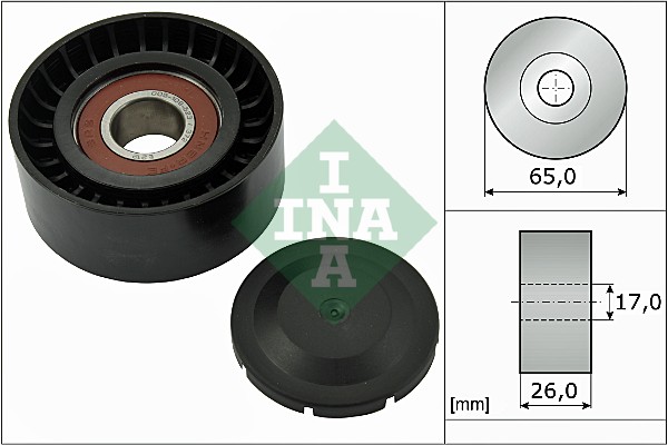 Geleiderol (poly) V-riem INA 532 0557 10