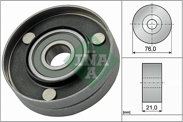 Geleiderol (poly) V-riem INA 532 0567 10