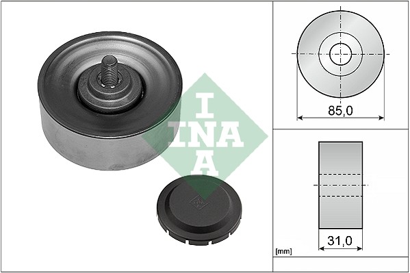 Geleiderol (poly) V-riem INA 532 0569 10