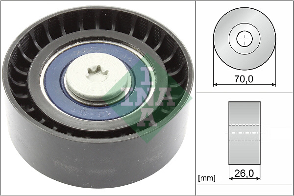 Geleiderol (poly) V-riem INA 532 0595 10