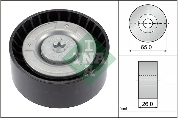 Geleiderol (poly) V-riem INA 532 0608 10