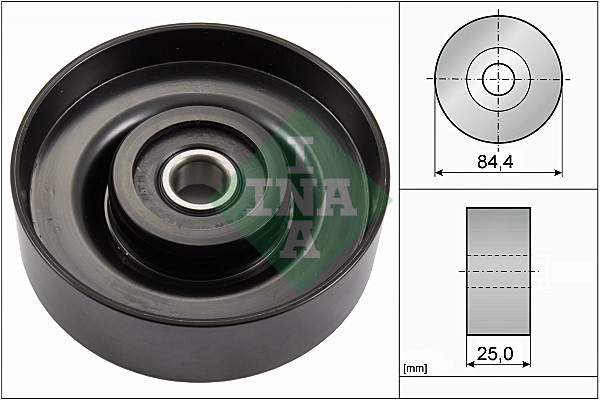 Geleiderol (poly) V-riem INA 532 0827 10