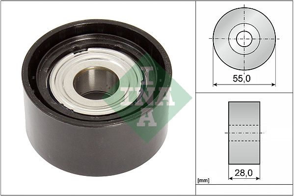 Geleiderol (poly) V-riem INA 532 0853 10