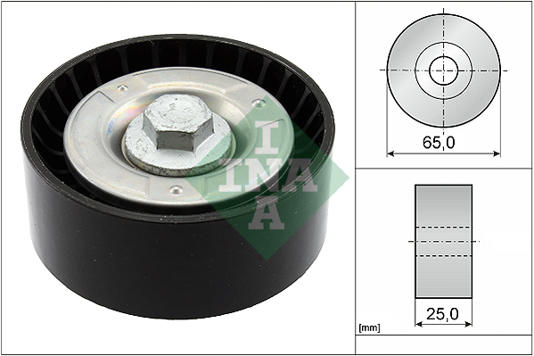 Geleiderol (poly) V-riem INA 532 0855 10