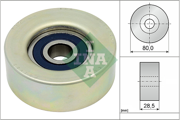 Geleiderol (poly) V-riem INA 532 0873 20