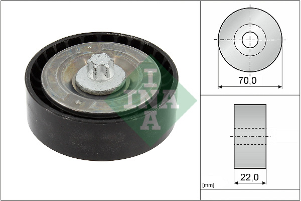 Geleiderol (poly) V-riem INA 532 0895 10