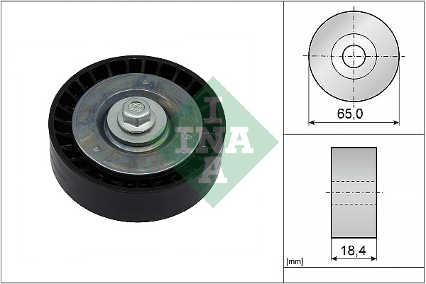 Geleiderol (poly) V-riem INA 532 0913 10