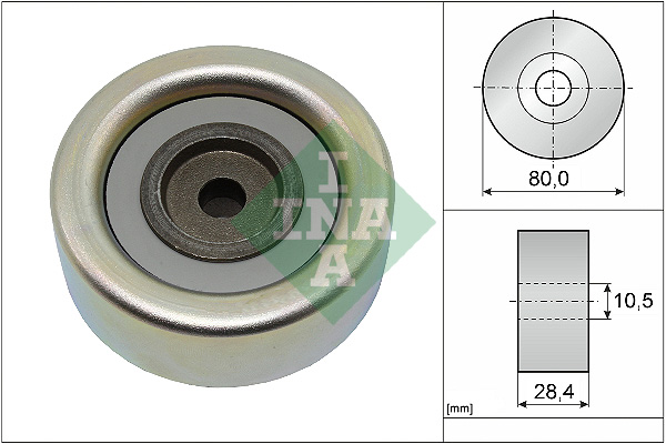 Geleiderol (poly) V-riem INA 532 0933 10