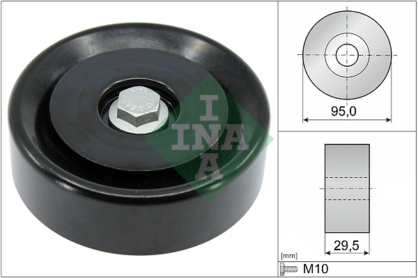 Geleiderol (poly) V-riem INA 532 0959 10