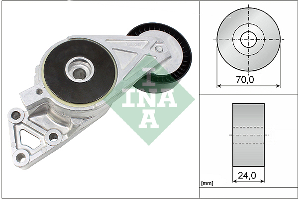 Spanner poly V-riem INA 533 0076 30