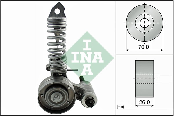 Spanner poly V-riem INA 533 0085 30