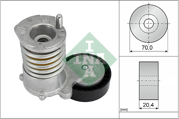 Spanner poly V-riem INA 534 0030 10