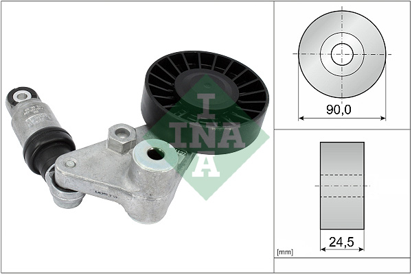 Spanner poly V-riem INA 534 0033 10