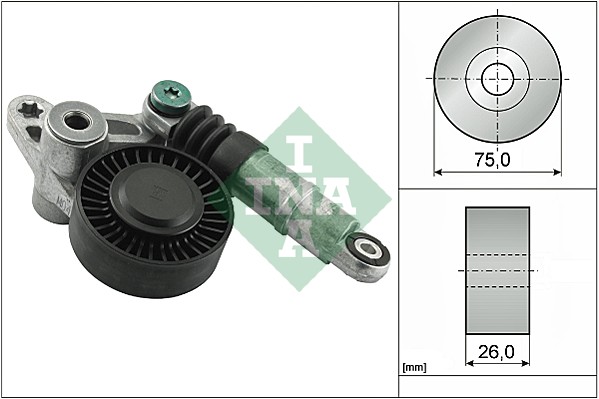 Spanner poly V-riem INA 534 0098 10