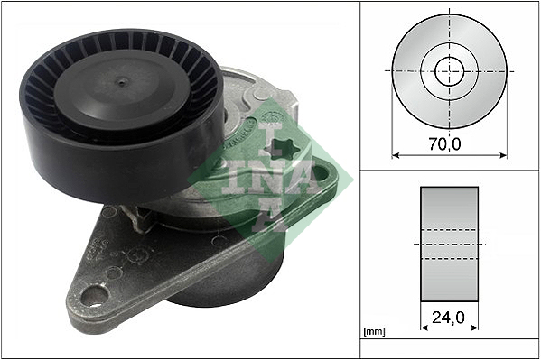 Spanner poly V-riem INA 534 0103 10