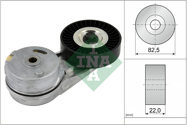 Spanner poly V-riem INA 534 0124 30