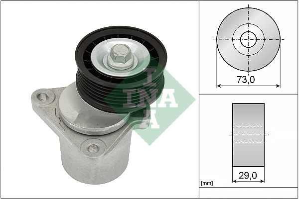 Spanner poly V-riem INA 534 0128 20