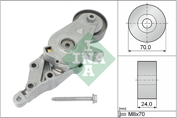 Spanner poly V-riem INA 534 0140 30