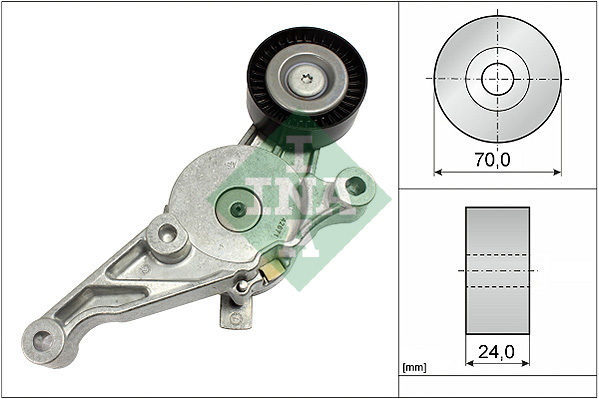 Spanner poly V-riem INA 534 0151 10