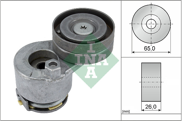 Spanner poly V-riem INA 534 0240 10